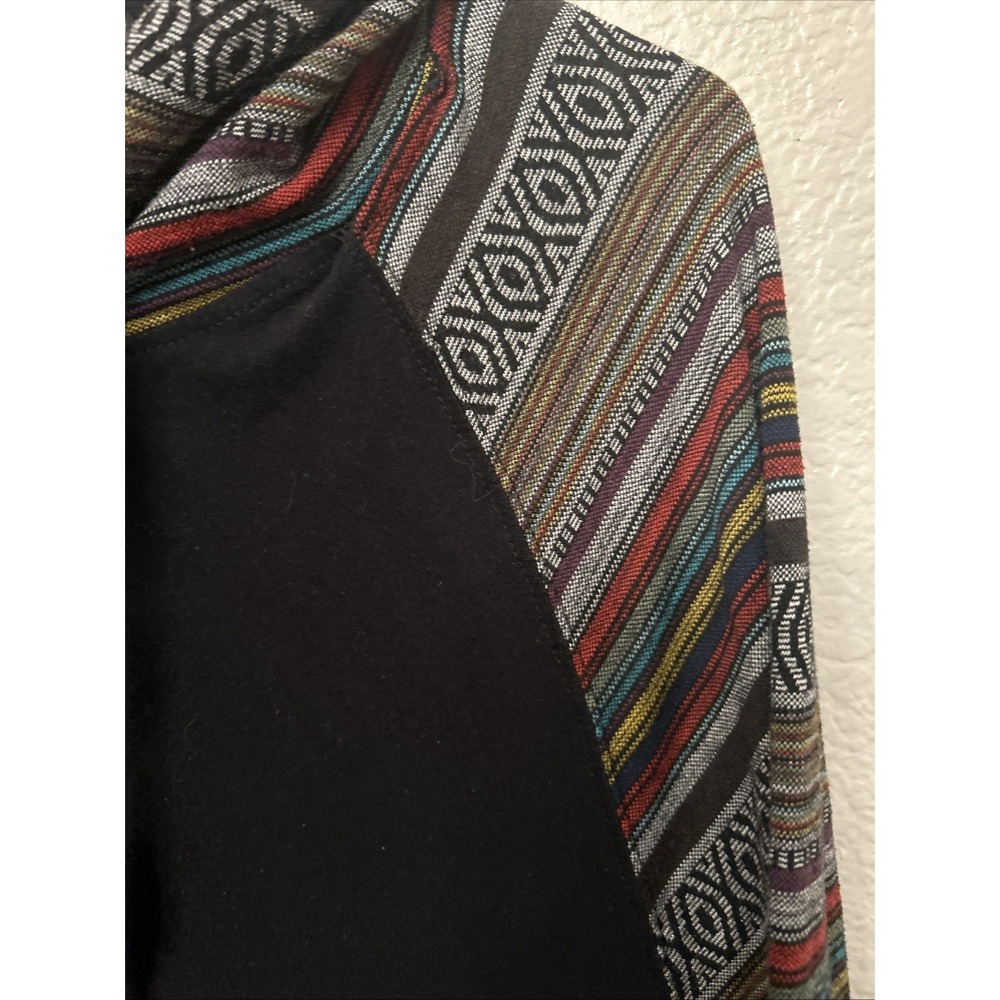 Beautiful Giant Pullover Hoodie Men Size XL Aztec Southwest Long Sleeve - Picture 2 of 6